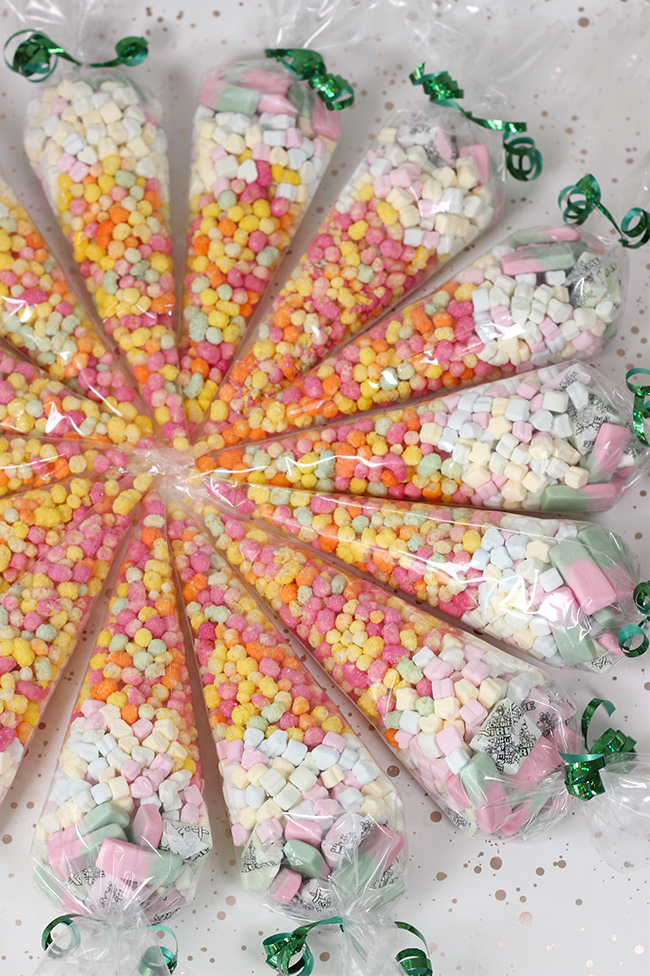 Rainbow Sweetie Cones - Cakey Goodness