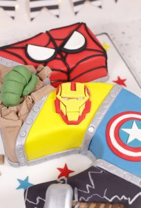 Avengers inspired 5th birthday cake - Cakey Goodness