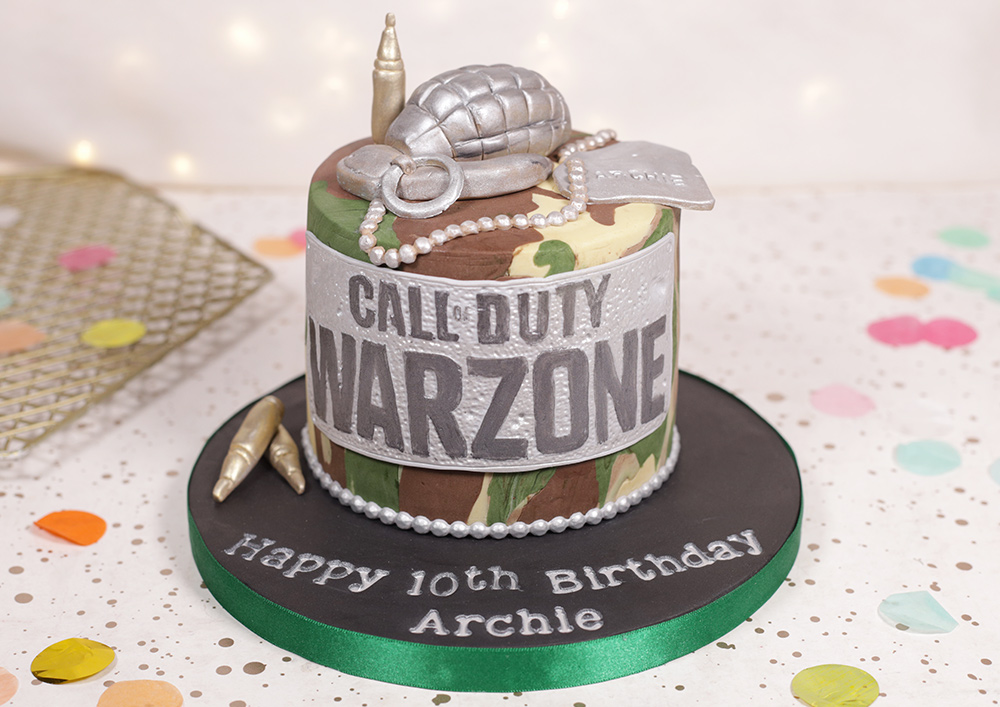 Call Of Duty Edible Image Cake Topper - Edible Perfections