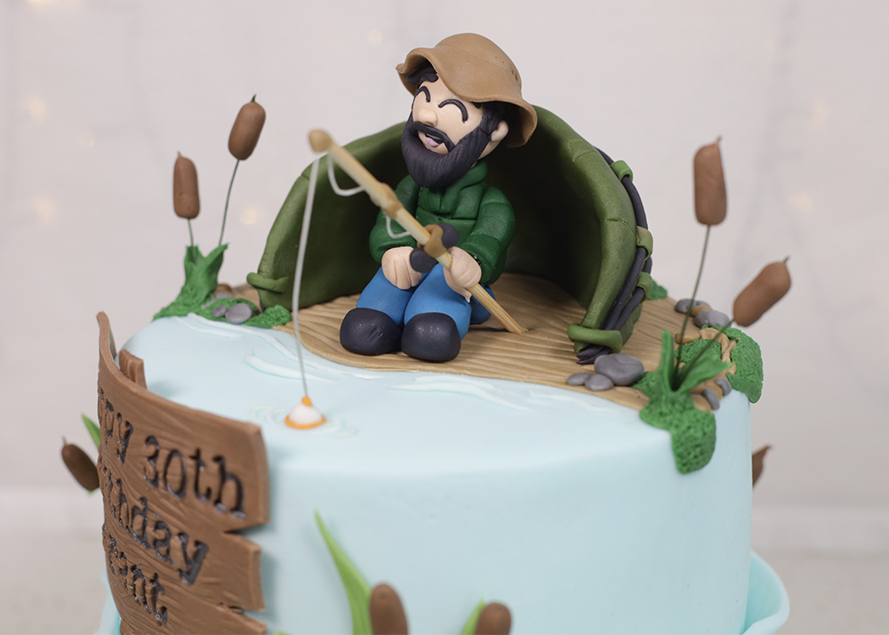 Fishing Themed cake - Cakey Goodness