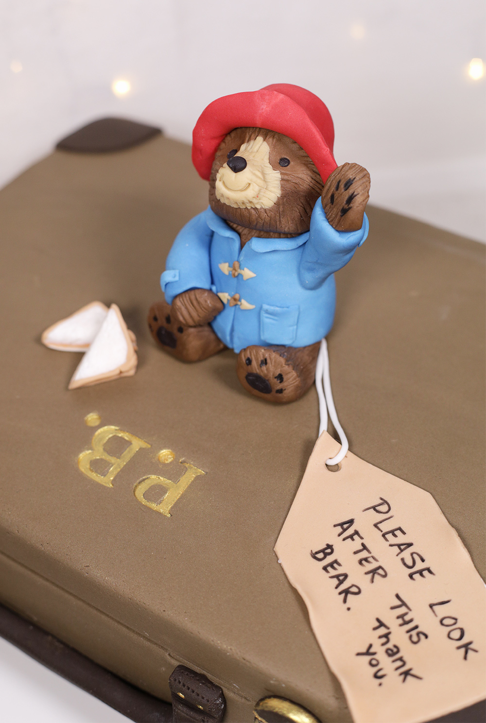 Paddington Bear inspired cake - Cakey Goodness